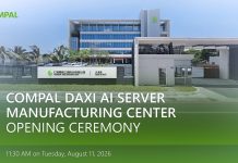 Compal Unveils Daxi AI Server Manufacturing Center