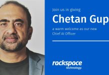 Rackspace Names Chetan Gupta as its Chief AI Officer Chetan Gupta